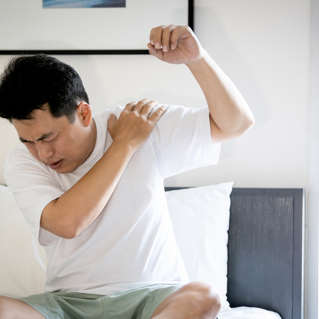Photo of person having joint pain